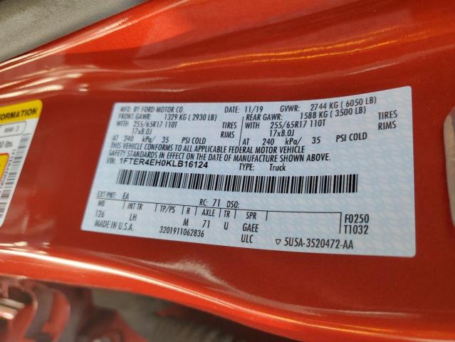 2019 FORD RANGER XL - 1FTER4EH0KLB16124