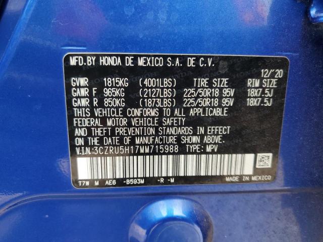 2021 HONDA HR-V SPORT - 3CZRU5H17MM715988