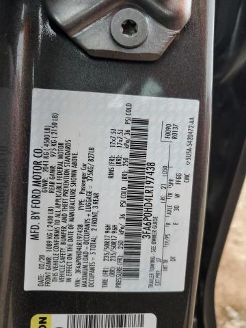 2020 FORD FUSION SE - 3FA6P0HD4LR197438