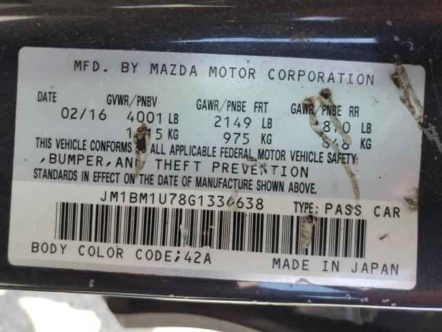 2016 MAZDA 3 SPORT - JM1BM1U78G1336638