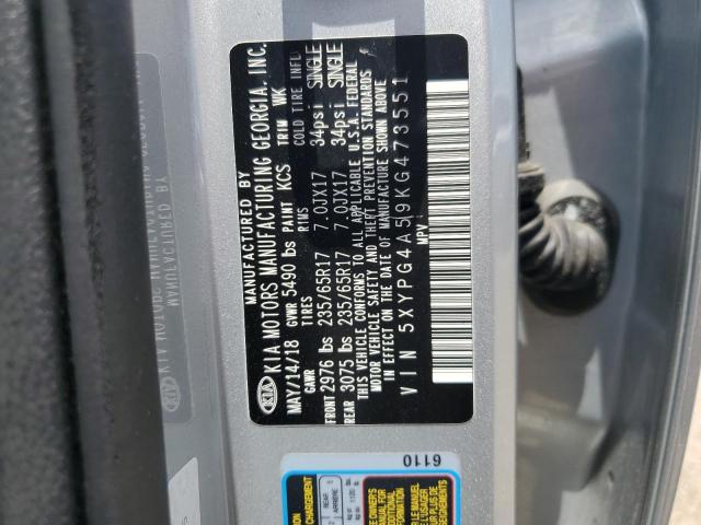 2019 KIA SORENTO LX - 5XYPG4A59KG473551
