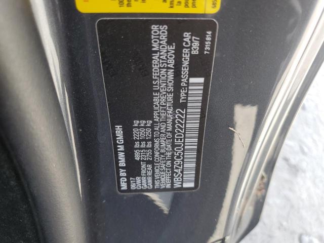 2018 BMW M4 - WBS4Z9C50JED22222