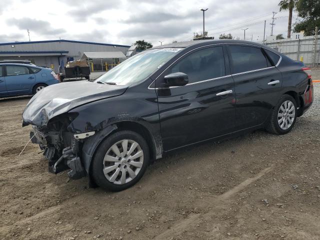 NISSAN SENTRA S 2015 black  gas 3N1AB7AP4FY293275 photo #1