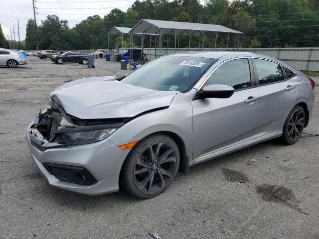 HONDA CIVIC SPOR 2021 silver  gas 2HGFC2F82MH521105 photo #1