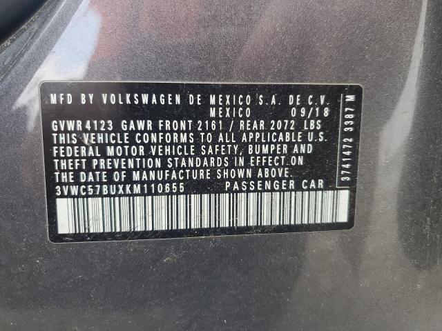 2019 VOLKSWAGEN JETTA S - 3VWC57BUXKM110655