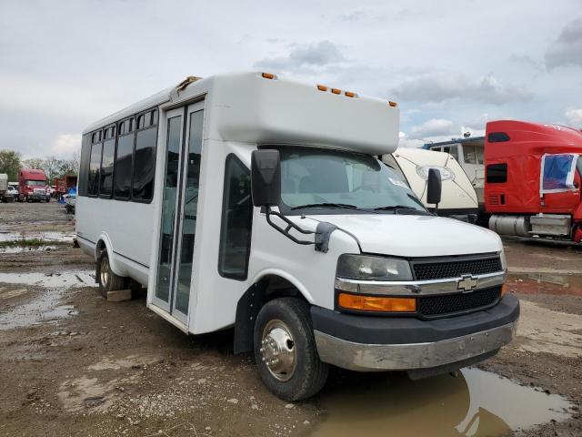 CHEVROLET EXPRESS G4 2013 white cutaway flexible fuel 1GB6G5BG3D1130937 photo #1