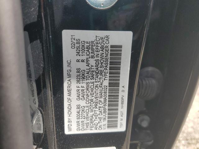 2021 ACURA TLX ADVANC 19UUB6F60MA008322