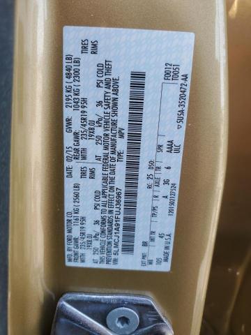 2015 LINCOLN MKC 5LMCJ1A91FUJ36967