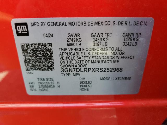 2024 CHEVROLET EQUINOX 2L 3GN7DLRPXRS252968