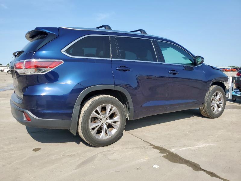 Vin: 5tdkkrfh1fs065854, lot: 58753785, toyota highlander xle 20153