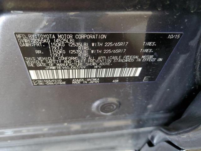 2016 TOYOTA RAV4 XLE JTMWFREV6GJ063769