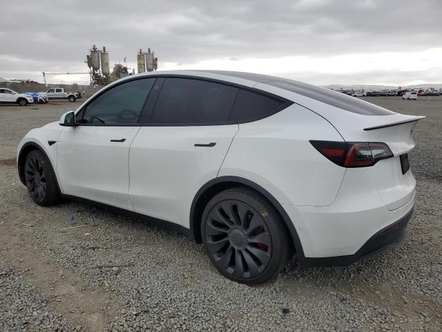 TESLA MODEL Y 2021 white  electric 5YJYGDEF4MF294903 photo #3