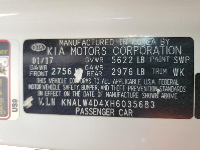 2017 KIA K900 - KNALW4D4XH6035683