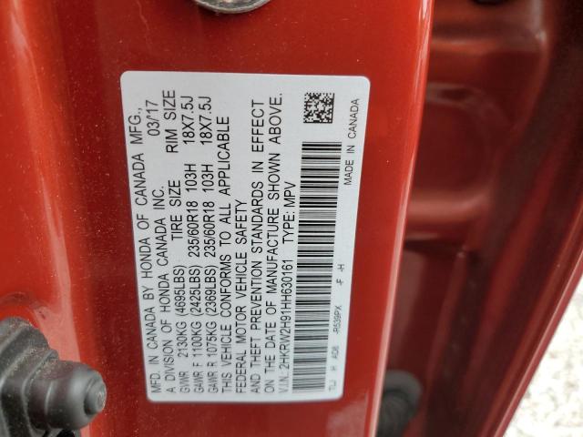2017 HONDA CR-V TOURI 2HKRW2H91HH630161
