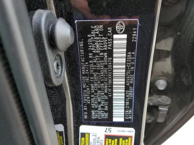 2024 TOYOTA CAMRY XLE 4T1F11BKXRU130476