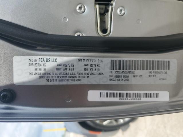 2016 CHRYSLER 300 S - 2C3CCABGXGH287166