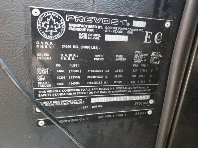 2020 PREVOST BUS #3174312289