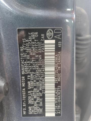 2015 TOYOTA COROLLA L - 2T1BURHE1FC469002