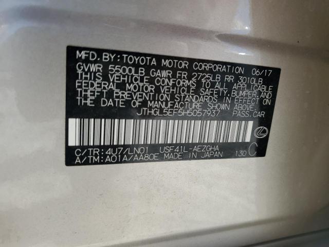 2017 LEXUS LS 460L JTHGL5EF5H5057937