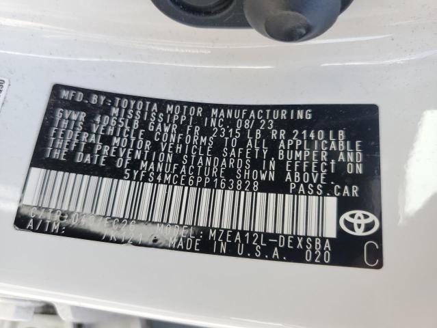 2023 TOYOTA COROLLA SE - 5YFS4MCE6PP163828