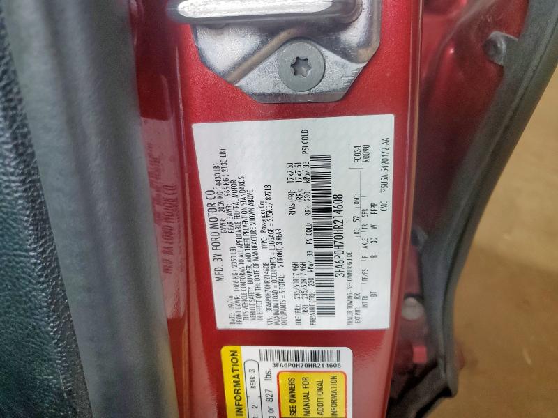 2017 FORD FUSION SE - 3FA6P0H70HR214608