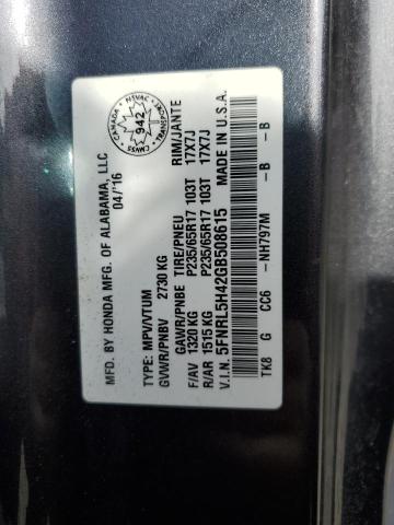2016 HONDA ODYSSEY EX 5FNRL5H42GB508615