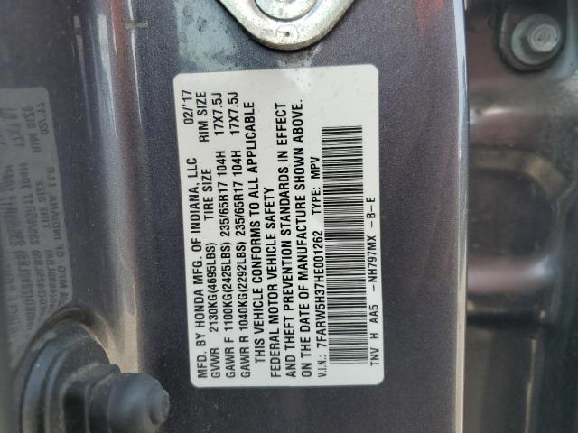 2017 HONDA CR-V LX - 7FARW5H37HE001262