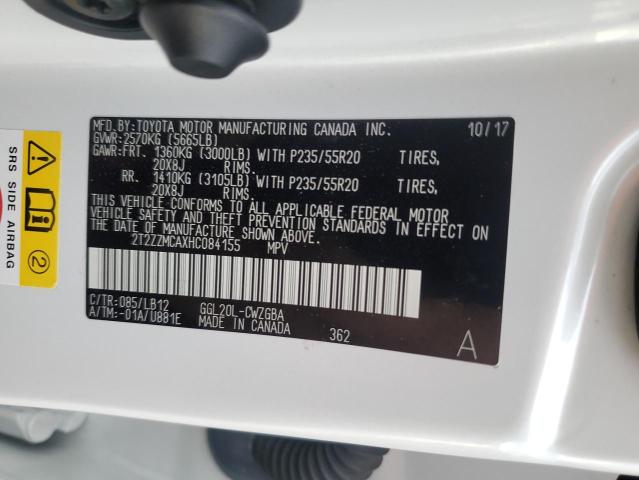 2017 LEXUS RX 350 BAS - 2T2ZZMCAXHC084155