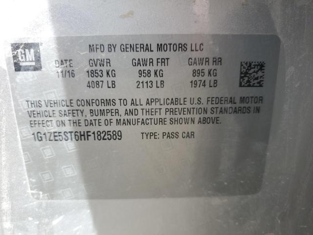 2017 CHEVROLET MALIBU LT - 1G1ZE5ST6HF182589