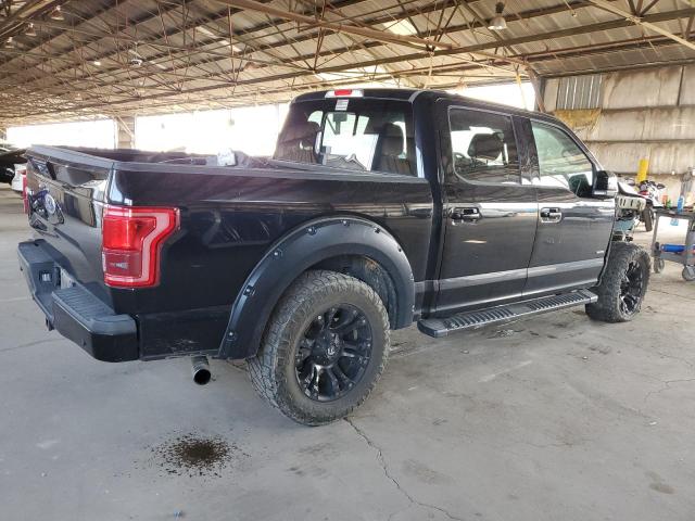 FORD F150 SUPER 2017 black  gas 1FTEW1EGXHKD90203 photo #4