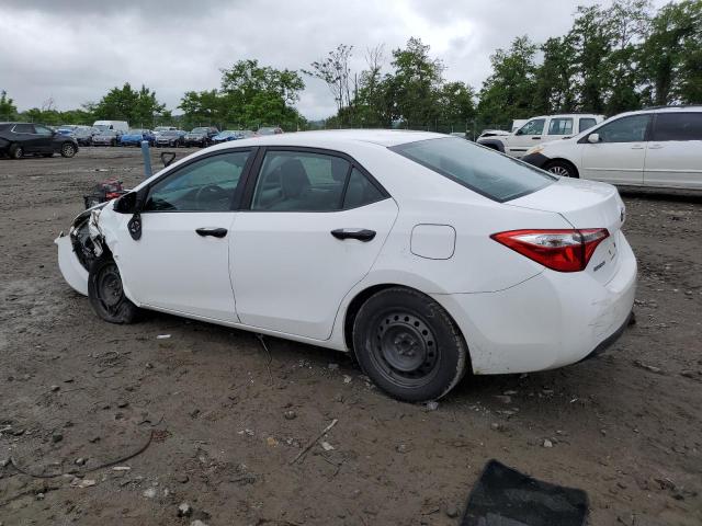 Vin: 2t1burhe7gc515577, lot: 57643725, toyota corolla l 20162