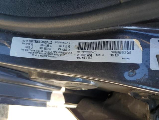 2015 CHRYSLER 200 C - 1C3CCCCB2FN544311