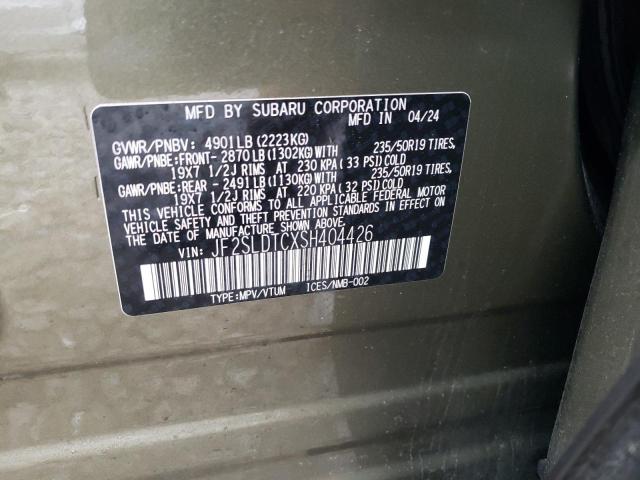2025 SUBARU FORESTER T JF2SLDTCXSH404426