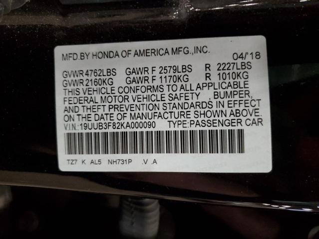 2019 ACURA TLX ADVANC 19UUB3F82KA000090