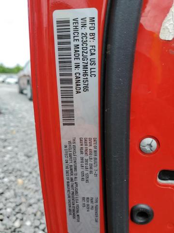 2021 DODGE CHALLENGER 2C3CDZJG7MH615765
