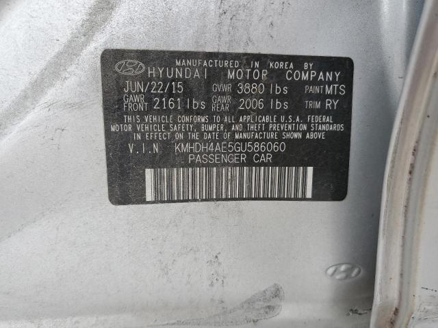 2016 HYUNDAI ELANTRA SE - KMHDH4AE5GU586060