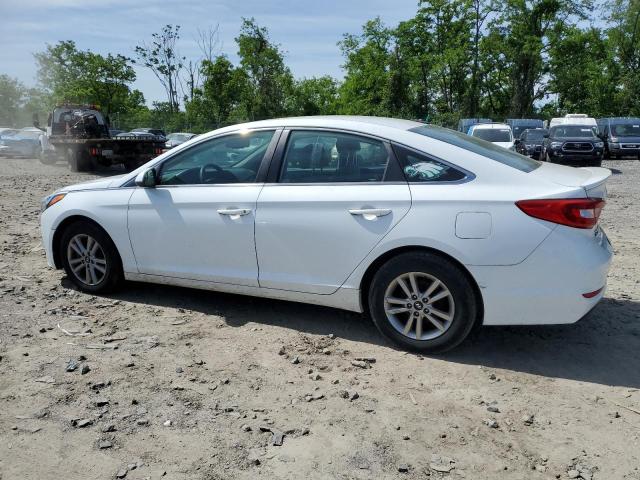 HYUNDAI SONATA SE 2016 white sedan 4d gas 5NPE24AF1GH385558 photo #3