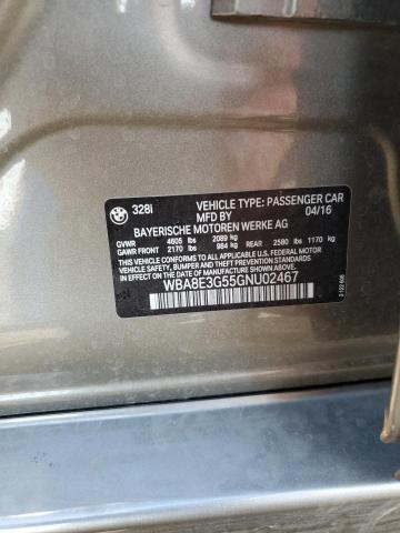 2016 BMW 328 XI SUL - WBA8E3G55GNU02467