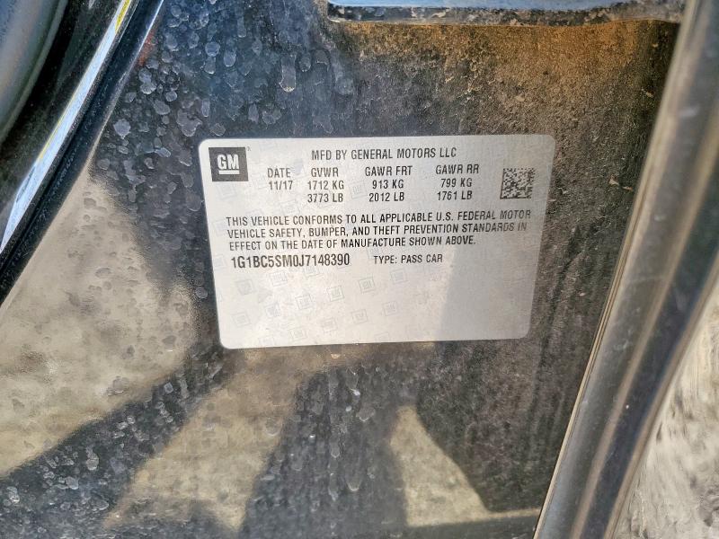 2018 CHEVROLET CRUZE LS 1G1BC5SM0J7148390