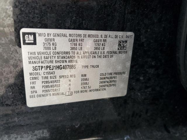 2017 GMC SIERRA C15 3GTP1PEJ1HG407886