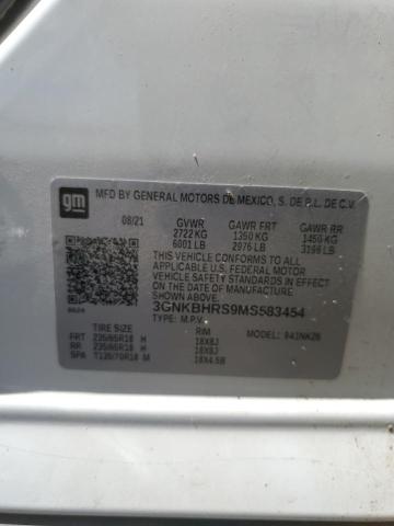 3gnkbhrs9ms583454 - 2021 Chevrolet blazer 2lt - #58292135