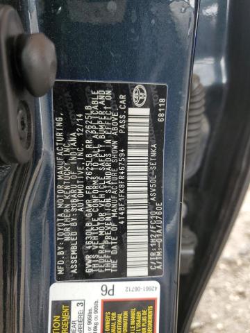 2015 TOYOTA CAMRY LE - 4T4BF1FK8FR467594