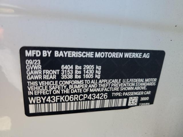 2024 BMW I5 M60 WBY43FK06RCP43426