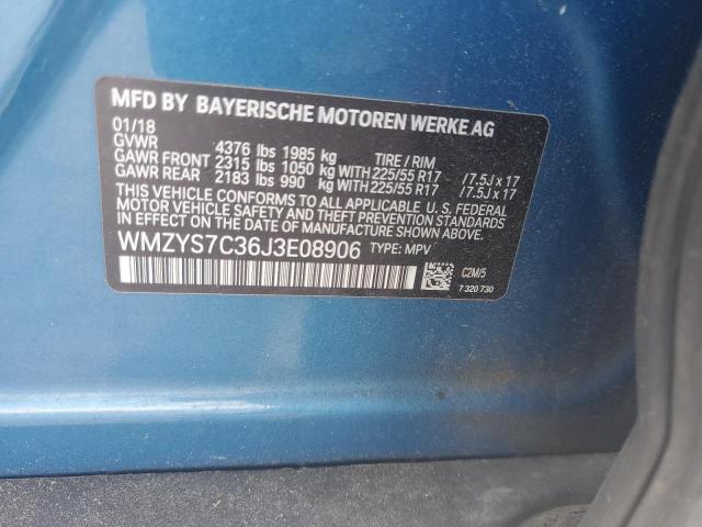 2018 MINI COOPER COU WMZYS7C36J3E08906