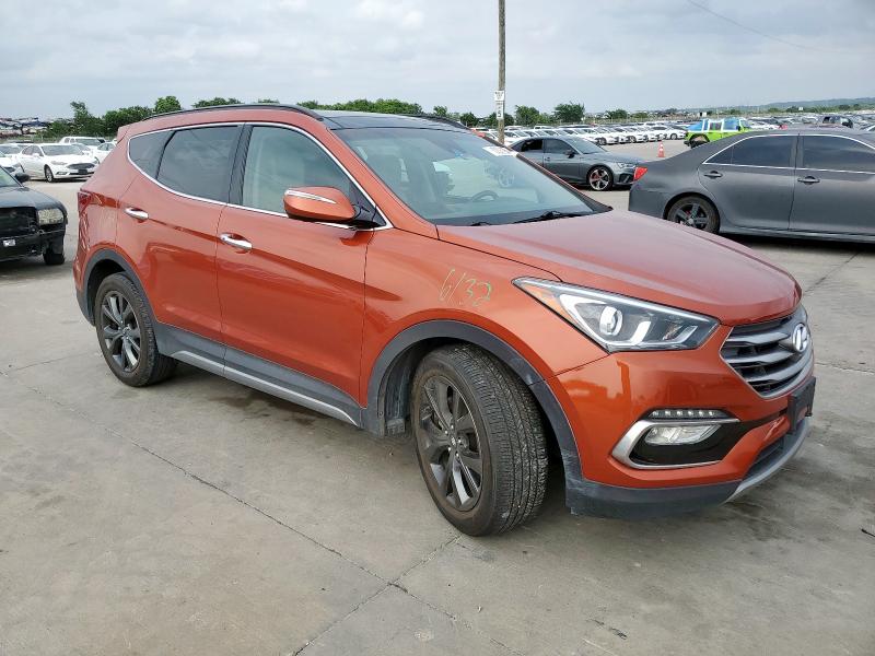 Vin: 5xyzw4la0hg397412, lot: 57571195, hyundai santa fe 20174