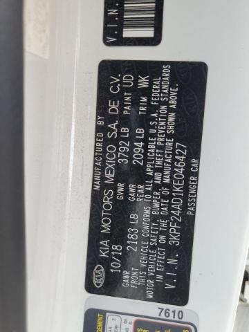 2019 KIA FORTE FE - 3KPF24AD1KE046427