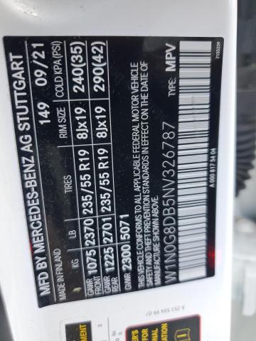 2022 MERCEDES-BENZ GLC 300 W1N0G8DB5NV326787