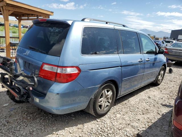 HONDA ODYSSEY EX 2006 blue sports v gas 5FNRL38686B025733 photo #4