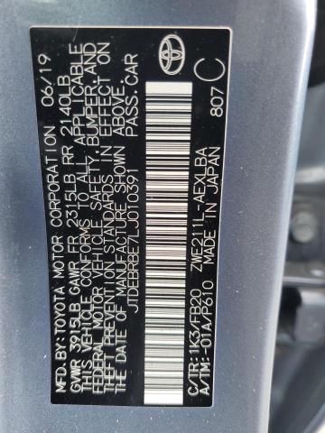 2020 TOYOTA COROLLA LE - JTDEBRBE7LJ010391