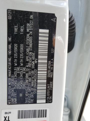 2021 TOYOTA HIGHLANDER - 5TDFZRAH9MS056207